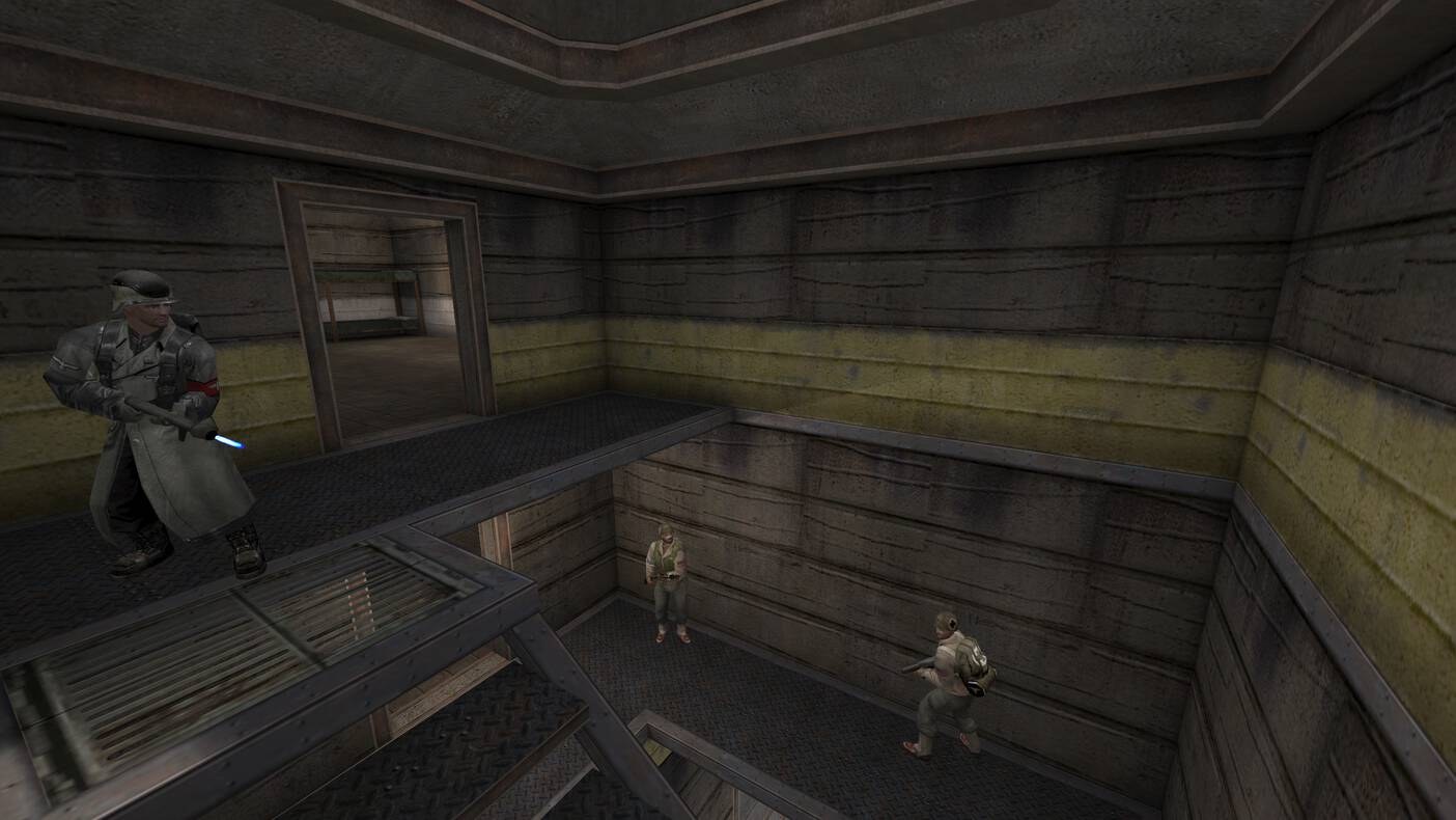 Goldrush tank push through tunnel
