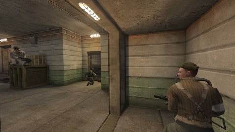 Adlernest courtyard smoke wall #108