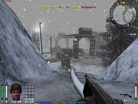 Goldrush tank push through tunnel #282