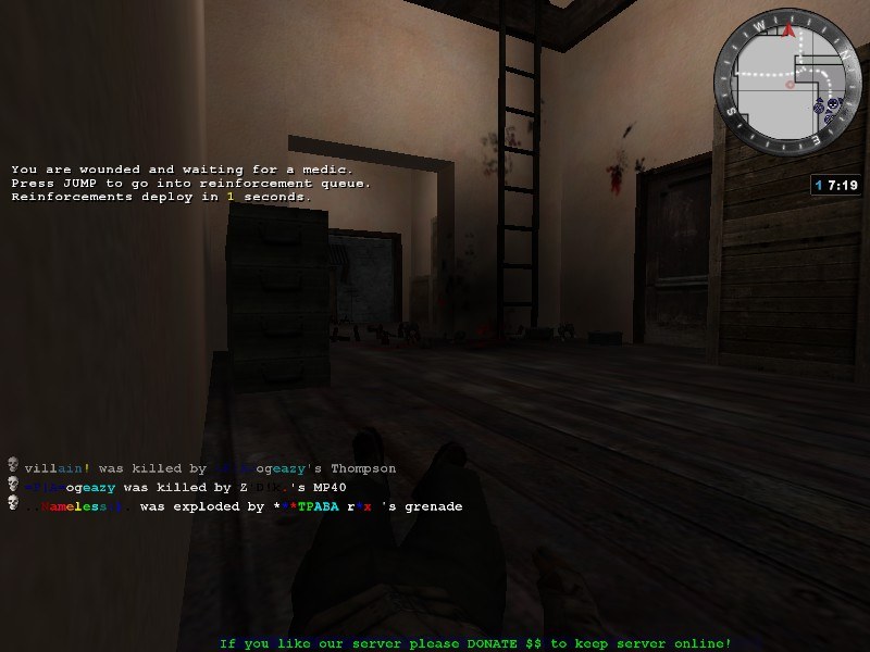 Goldrush tank push through tunnel #332